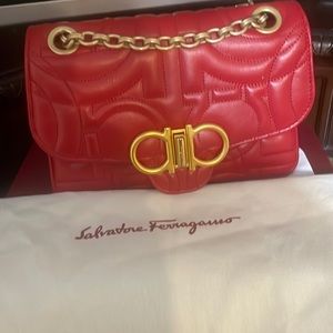 Ferragamo Leather Crossbody Bag